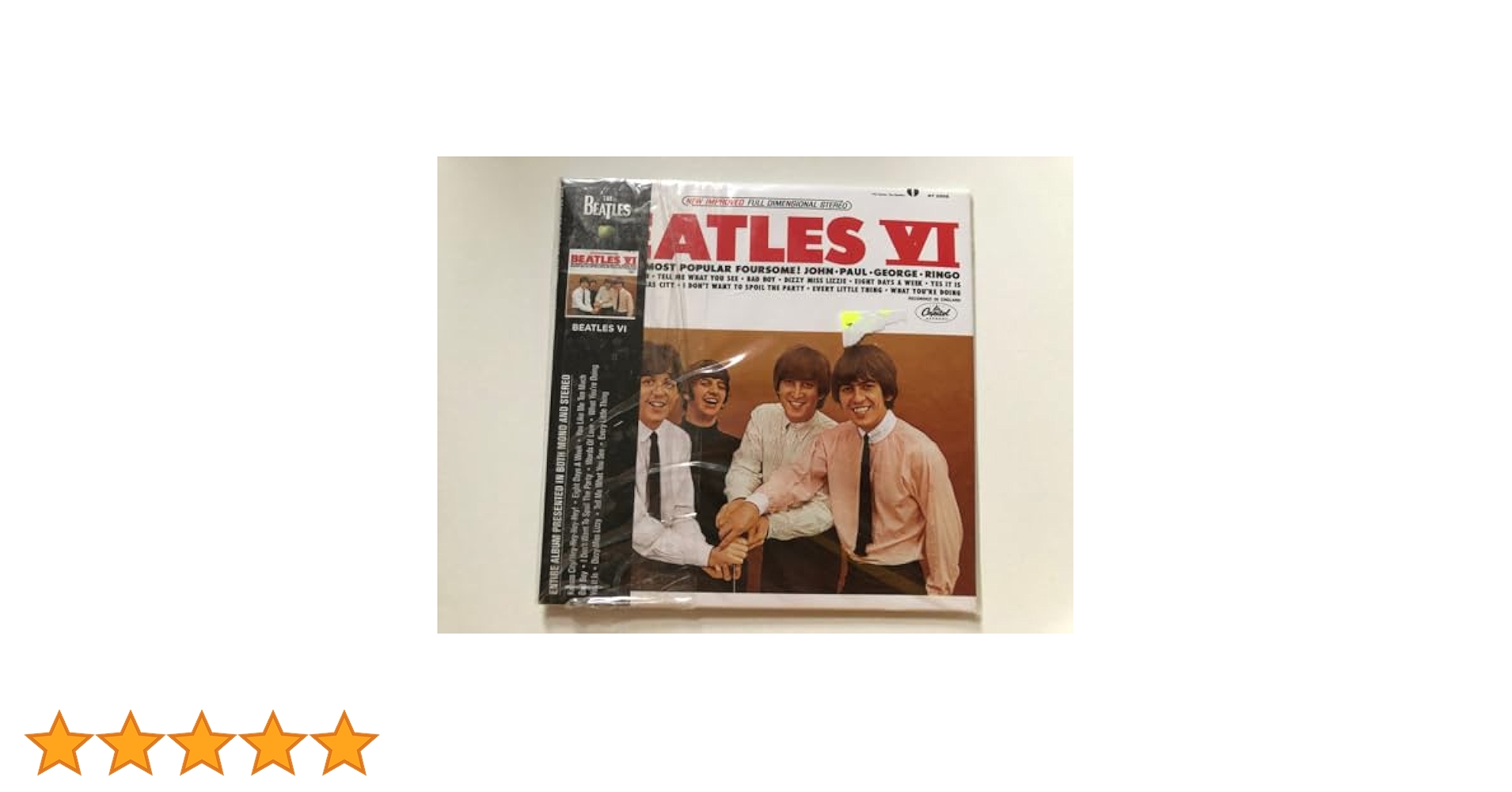 Amazon.co.jp: BEATLES VI / LTD.EDITI: ミュージック